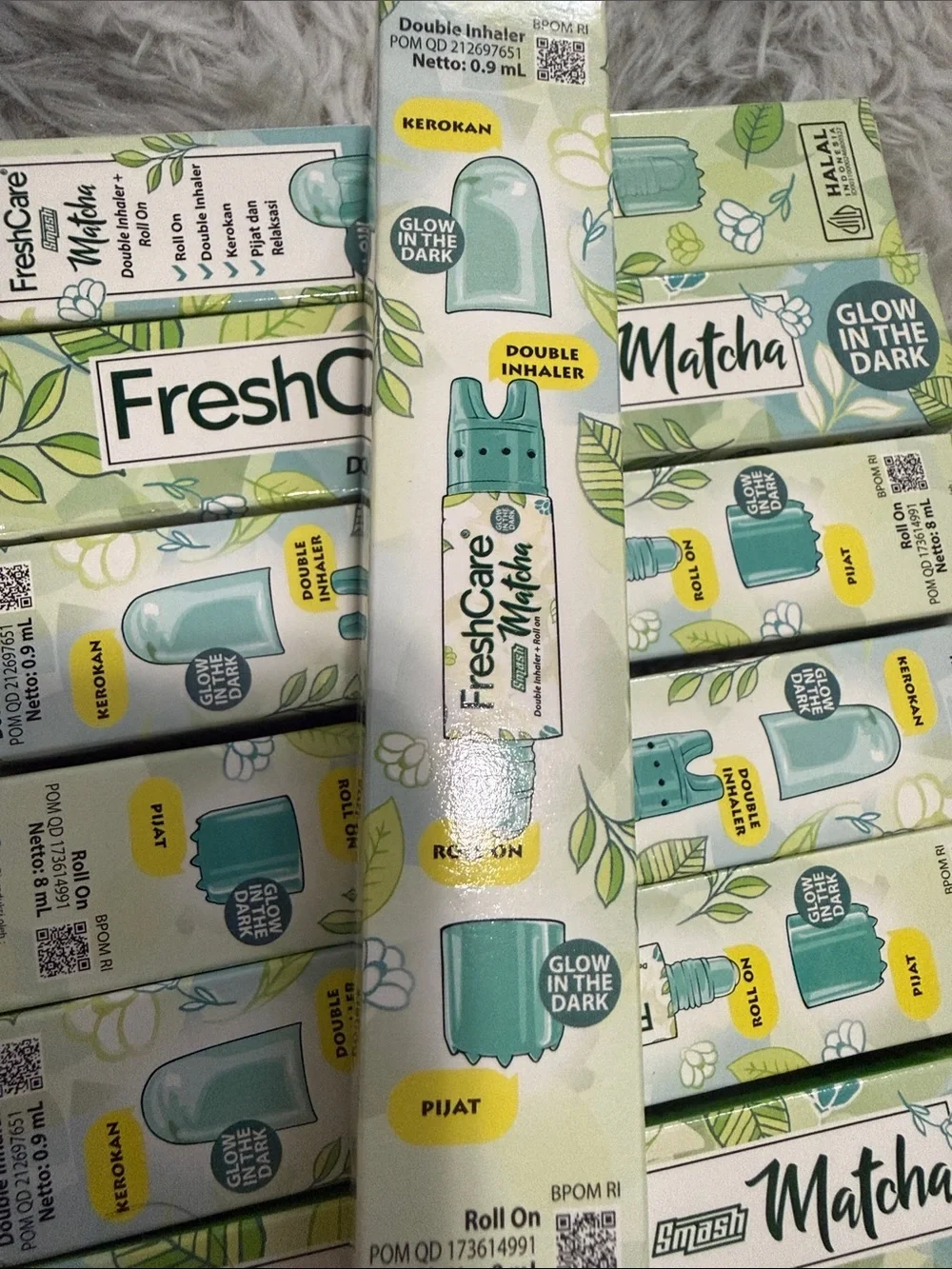 fresh matcha scented